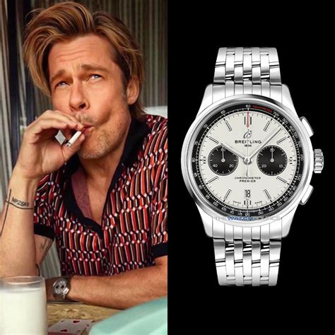 breitling brad pitt|brad pitt oggi.